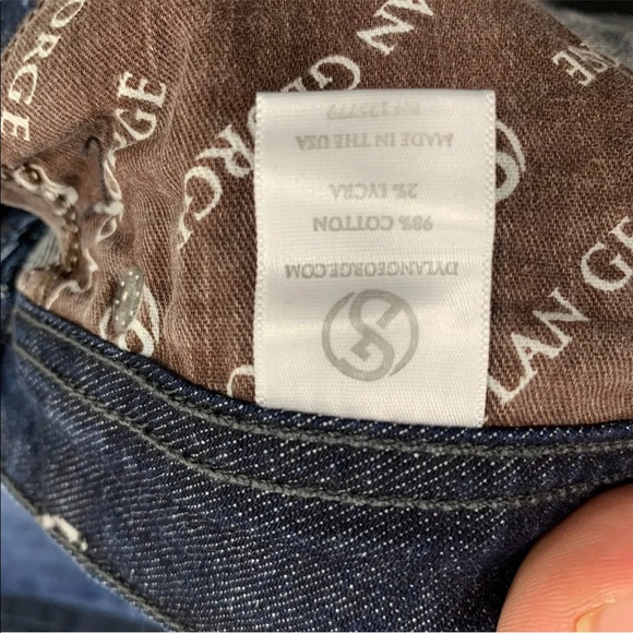 Dylan&George Alexandra Flare Y2K Vintage Low Rise Women Jeans Blue Distressed 26 - Picture 10 of 11